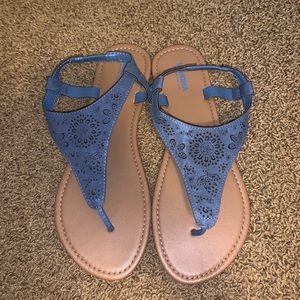 Blue Sandals